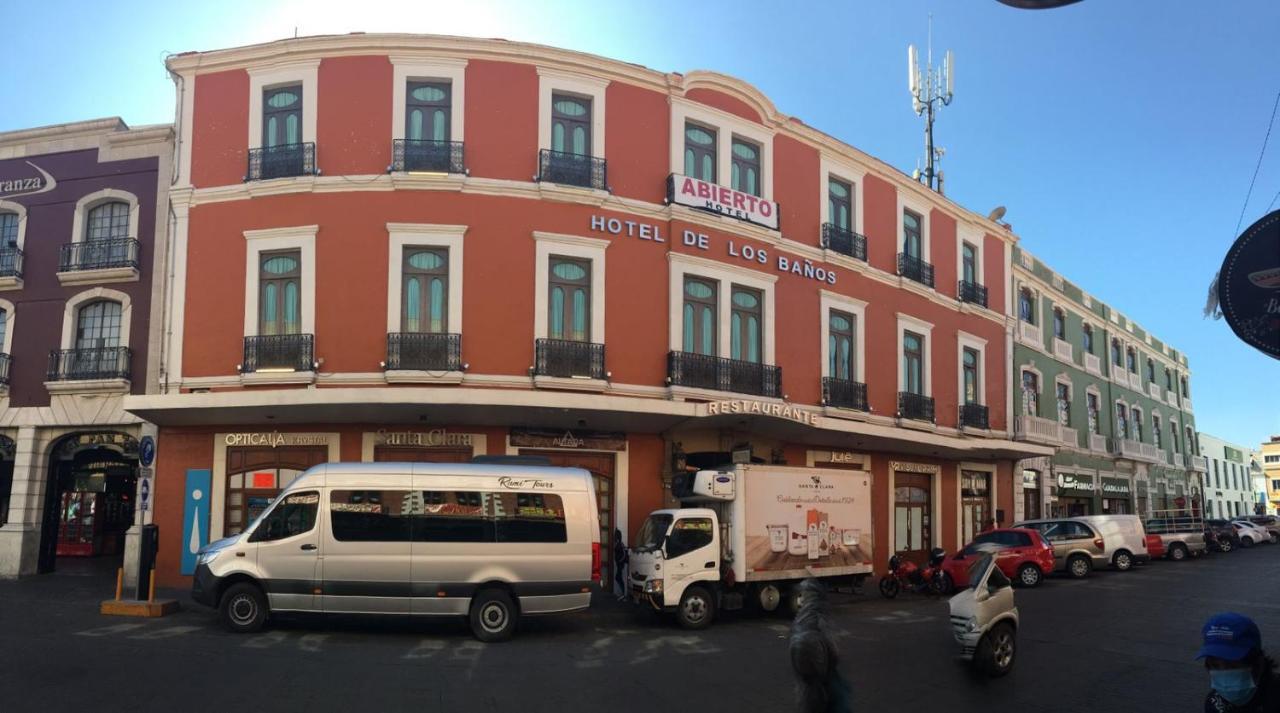 Hotel De Los Banos Pachuca Bagian luar foto